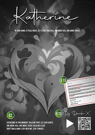 Personalized song lyric gift